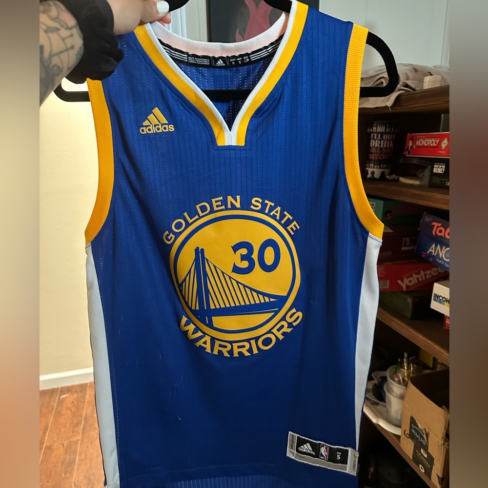 Authentic NBA Warriors Curry 30 Jersey